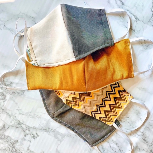 Reusable 3 Layer Cloth Face Mask - CDC Compliant - Picture 2 of 2